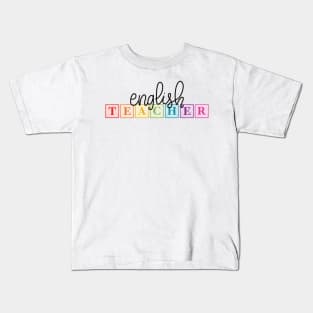 english teacher Kids T-Shirt